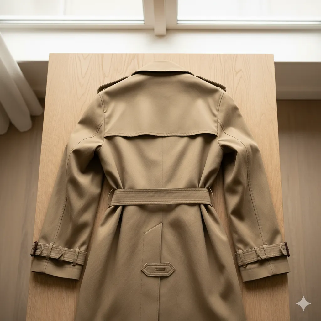 Classic Trench Coat Front View